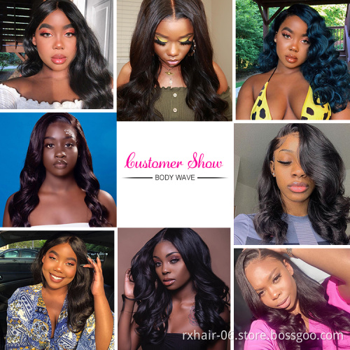 Cheap Wholesale Body Wave Lace Front Wigs, 100% Raw Virgin Indian Human Hair Wig, Pre Pluck 13x4 Lace Wig With Baby Hair
